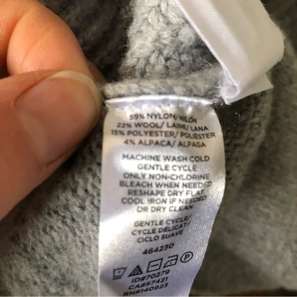 LOFT Gray Textured Sweater - Picture 5 of 5